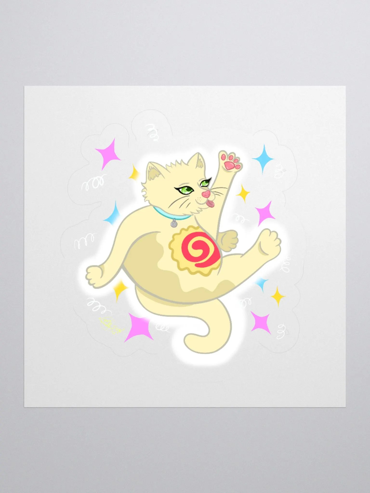 Whimsy Cat Sticker product image (1)