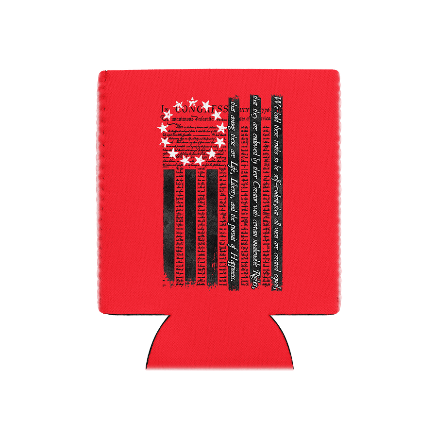 Declaration Flag: The Pursuit of Happiness Coozie product image (1)
