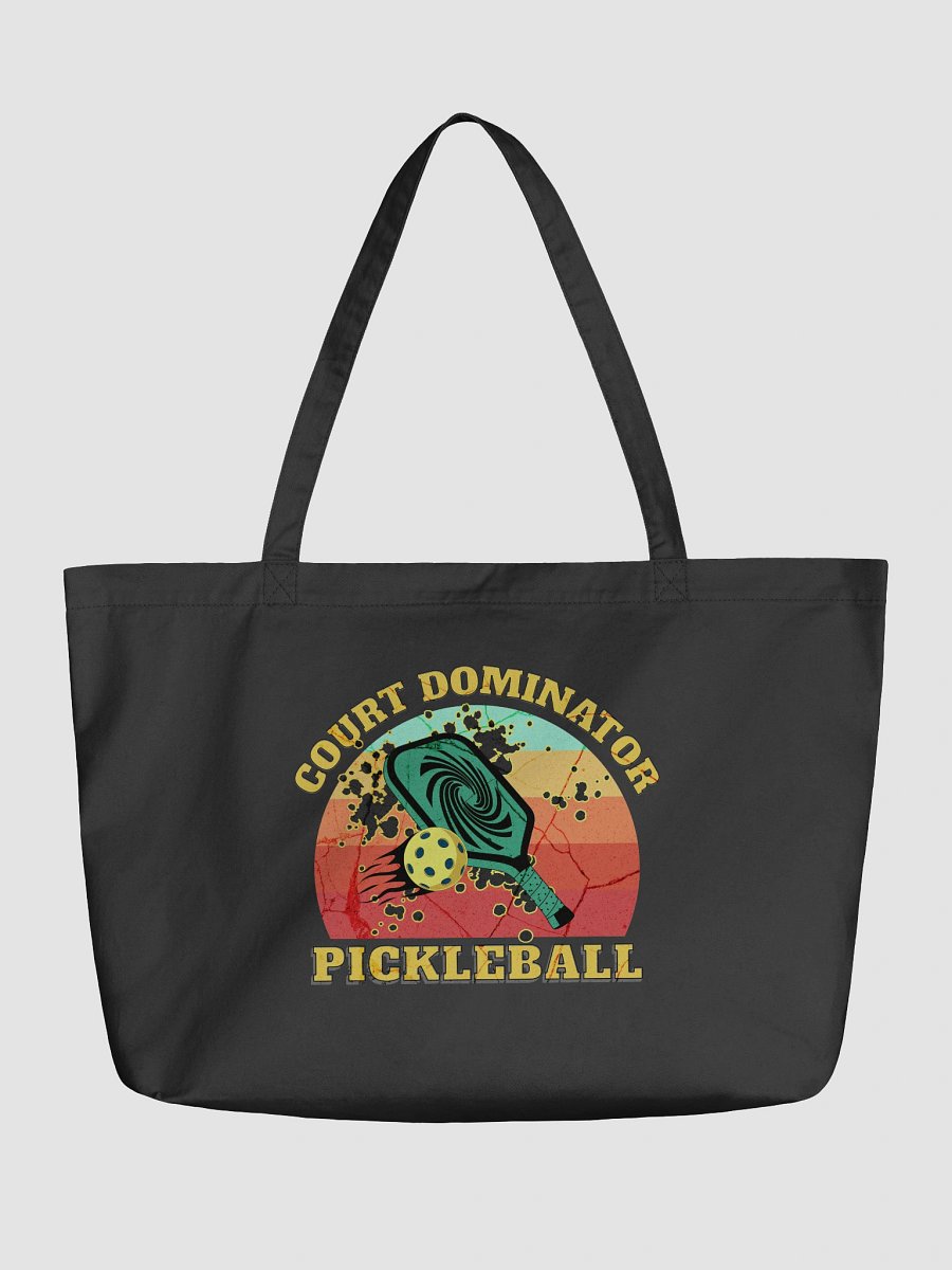 Court Dominator Pickleball Splatter Smash Tote Bag product image (5)