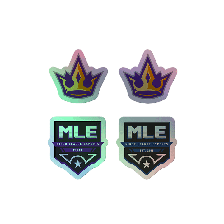 Elite Holographic Crown Sticker Set product image (2)