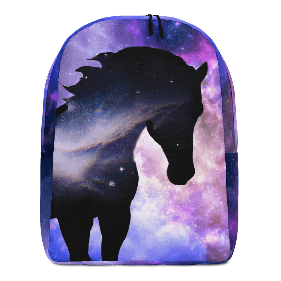 Galaxy horse - Nebula horses, backpack product image (5)