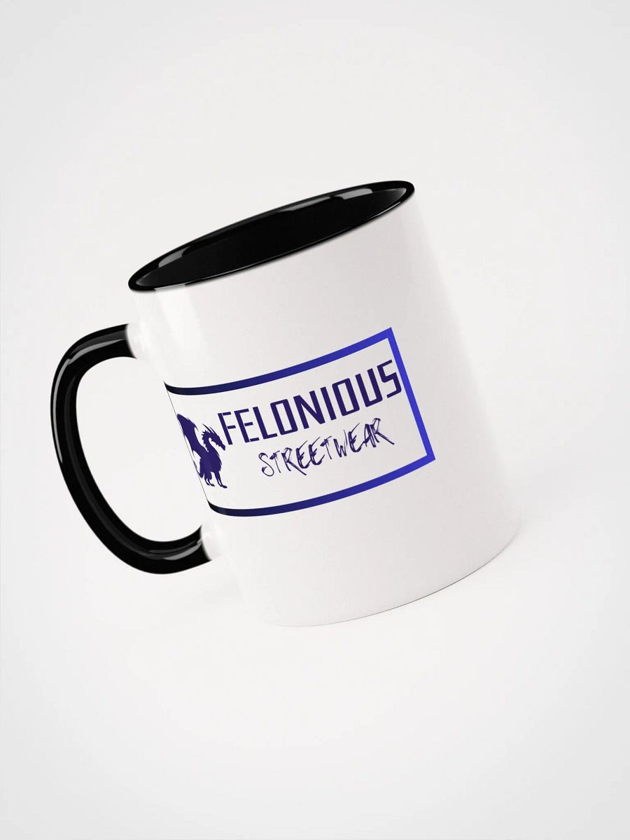 Felonious Streetwear Dragon Electric Blue Logo Ceramic Mug product image (42)