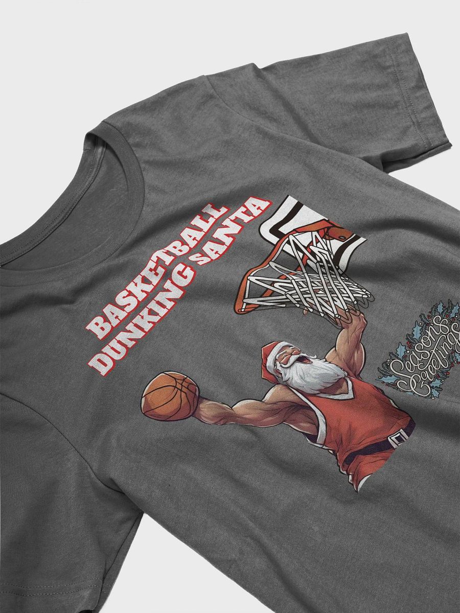 Basketball Dunking Santa T-shirt product image (16)