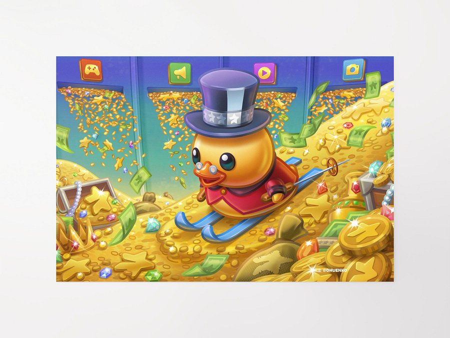 Poster impreso Telegram Stars product image (4)
