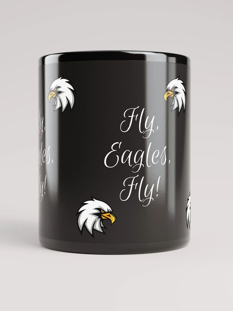 Fly Eagles Fly Glossy Black Mug product image (5)