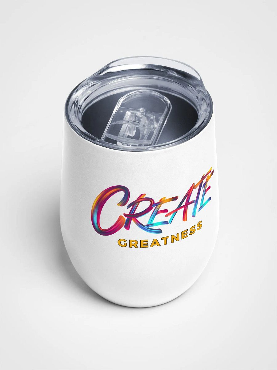 Create Greatness Wine Tumbler product image (4)