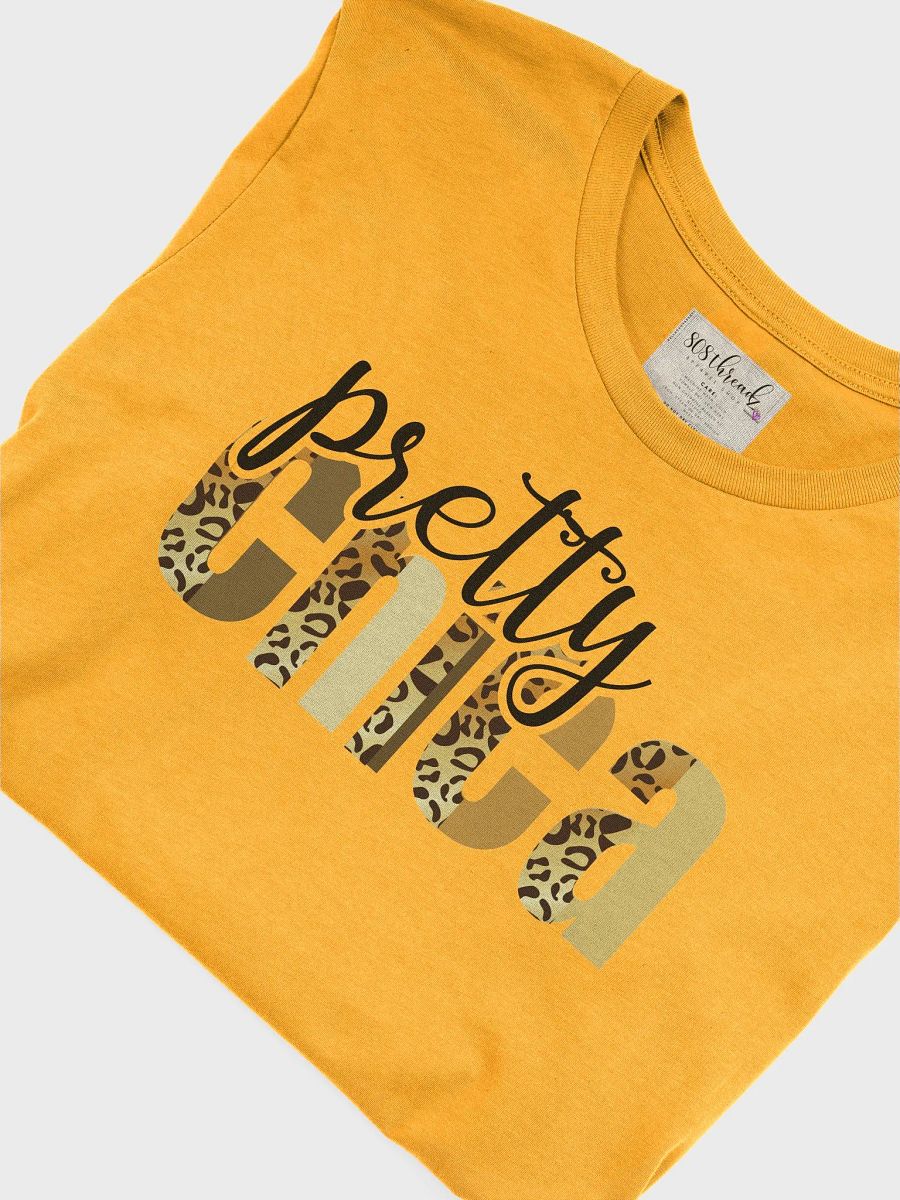 Pretty Chica T-Shirt; Black with Mix Leopard Pattern product image (1)