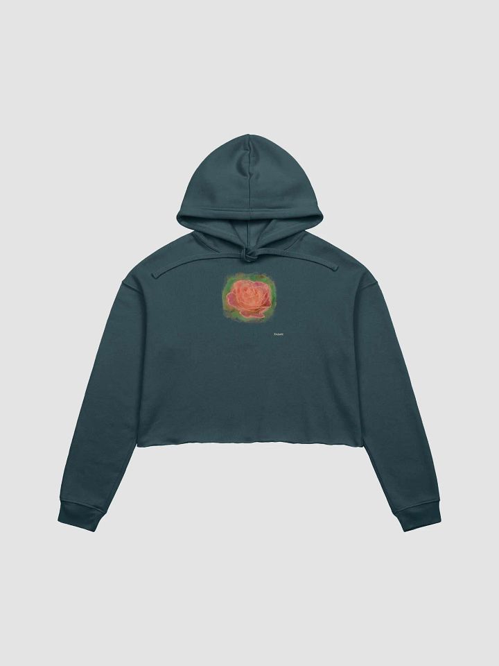 Rose Watercolour (cropped hoodie.) product image (1)