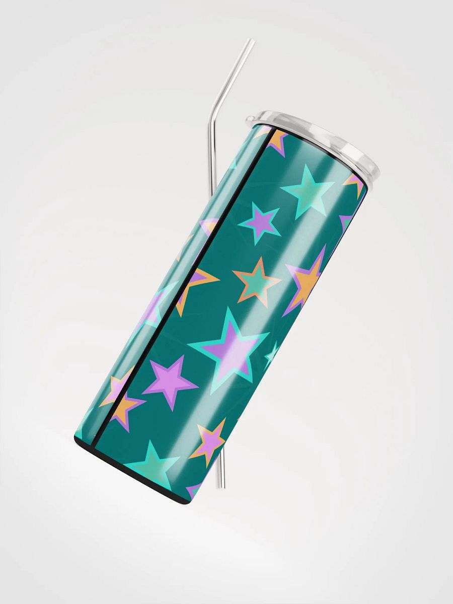 Party Time! Stars 20 oz Tumbler with Straw product image (5)
