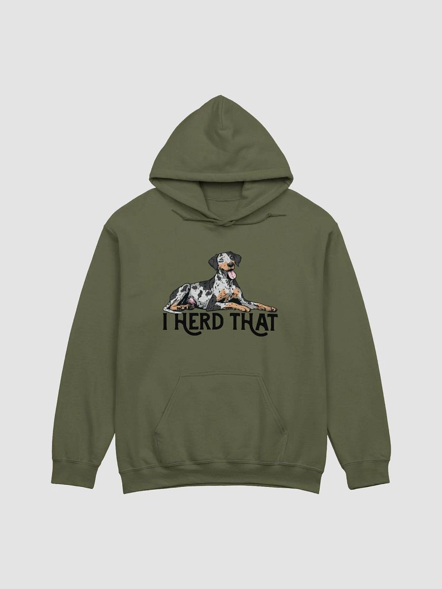 I Herd That Hooded Sweatshirt of a Catahoula Leopard Dog | Funny Hoodie for CLD Paw-rents product image (13)