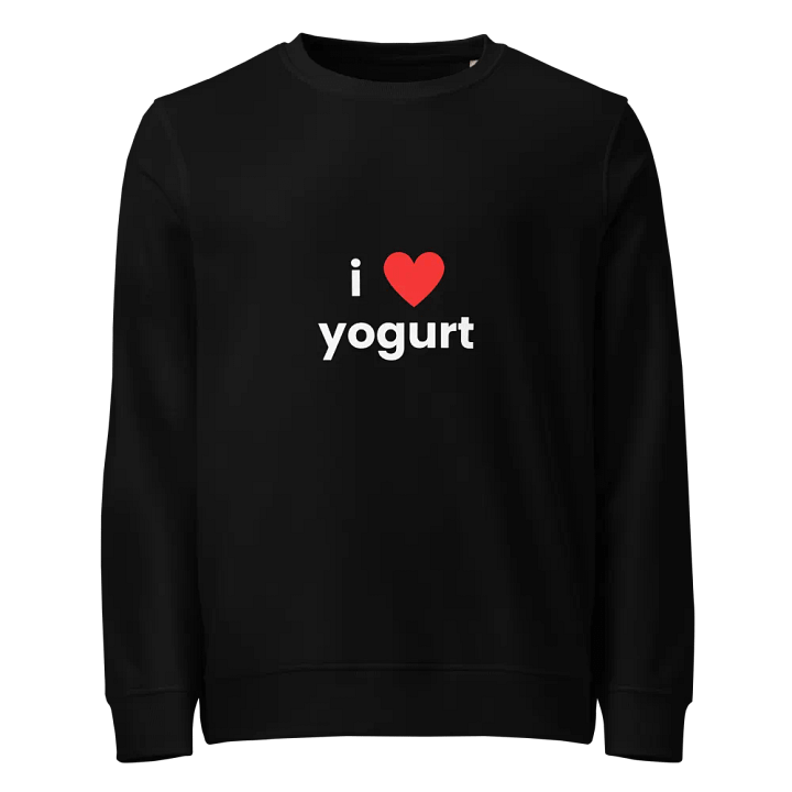 unisex "i ❤ yogurt" crewneck product image (1)