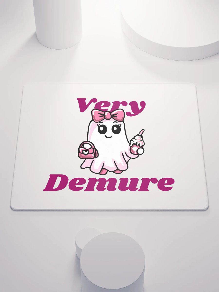 Very Demure Cute Ghost Gaming Mouse Pad product image (4)