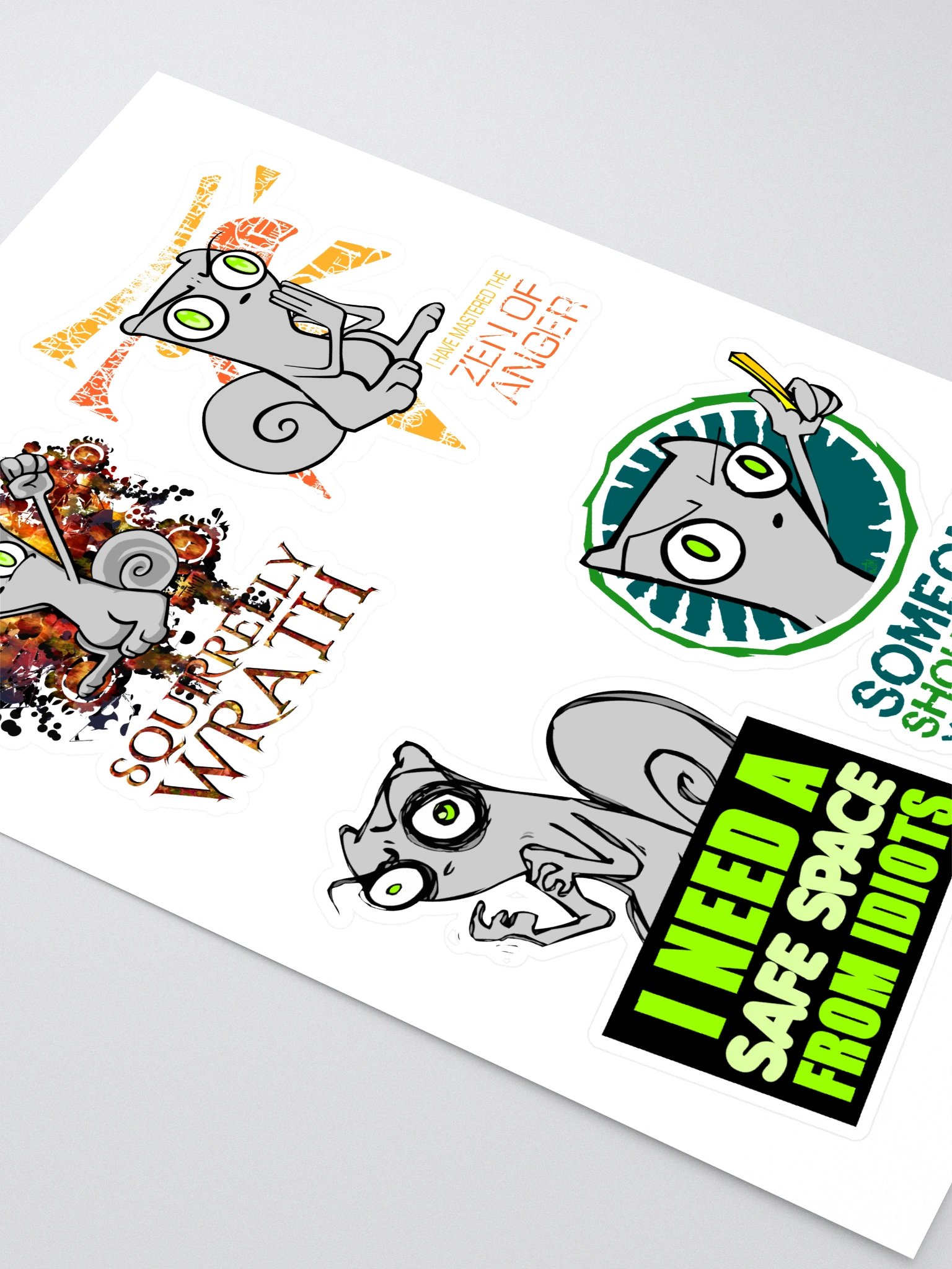 Foamy The Squirrel Sticker Sheet! #1 product image (2)