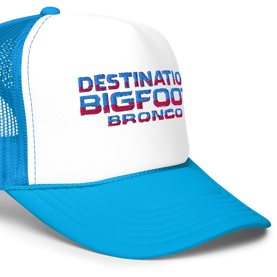 2025 Bronco Beach Bash Ocean City / Destination Bigfoot Bronco Collab Full Send Foam Trucker Hat (Multiple Colors Available) product image (17)