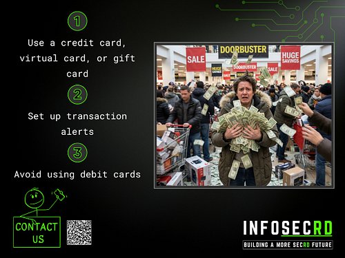 You wouldn't carry your entire life savings into a chaotic mall. So why use your primary debit card for online holiday shoppi...