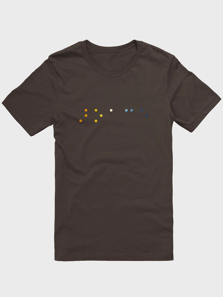 aroace contracted braille t-shirt product image (1)