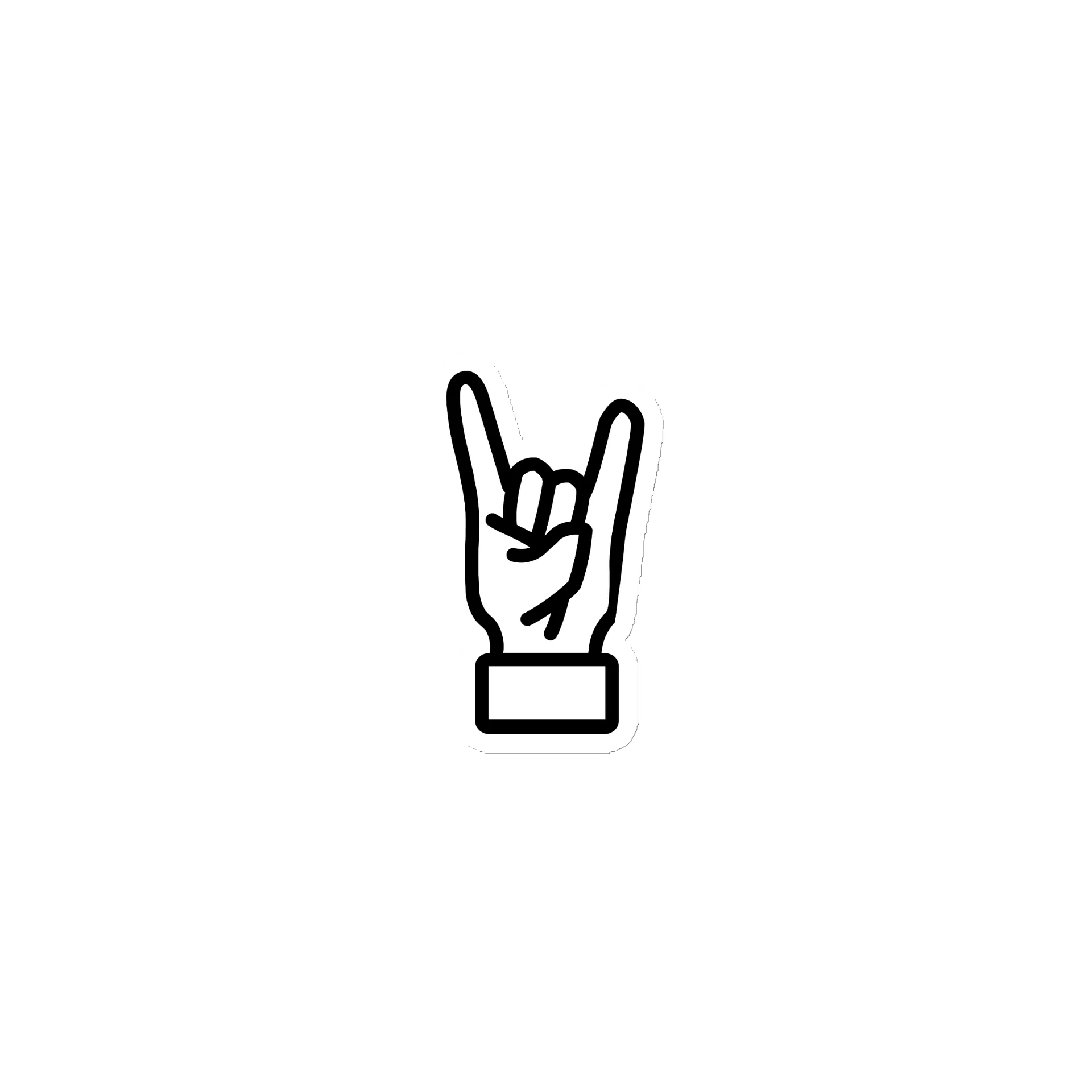 Devil Horns Magnet \m/ product image (1)