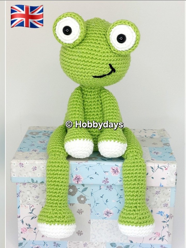 UK PATTERN - Amigurumi Crochet Frog product image (1)