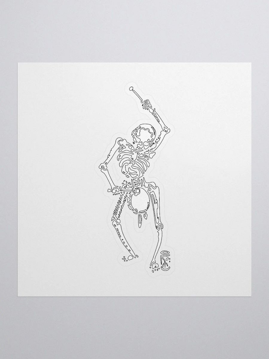 Mechanical Skeleton Kiss Cut Stickers product image (1)