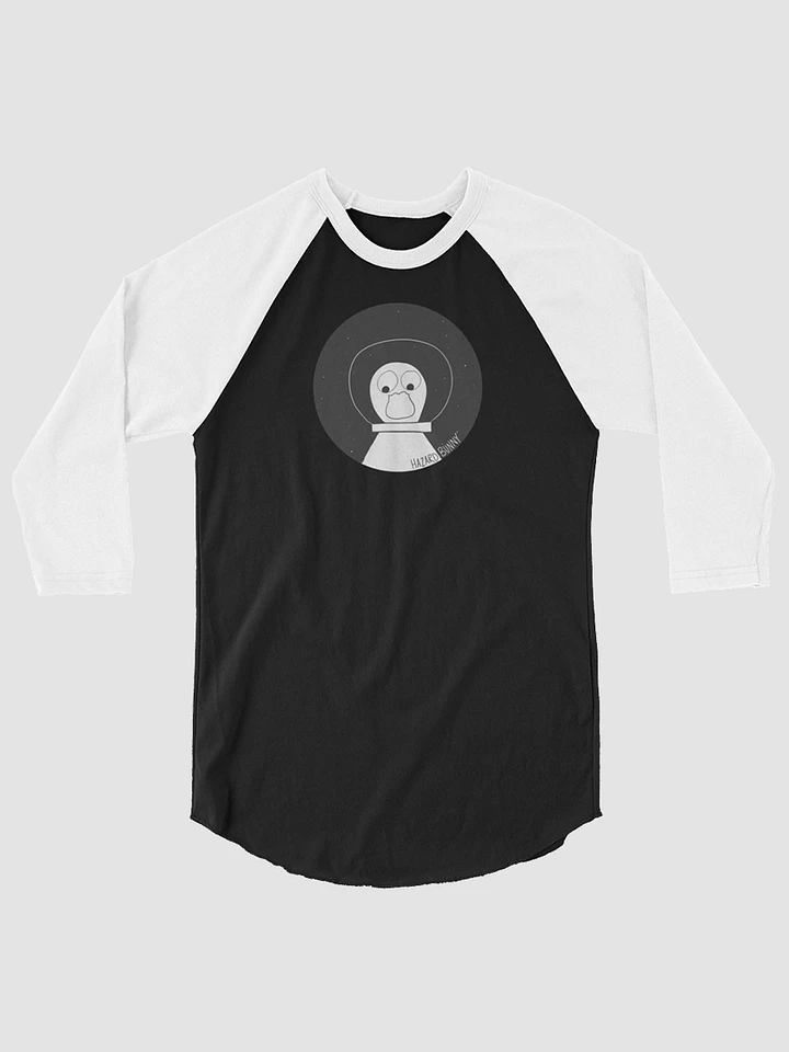 Space Duck 3/4 sleeve raglan shirt product image (1)