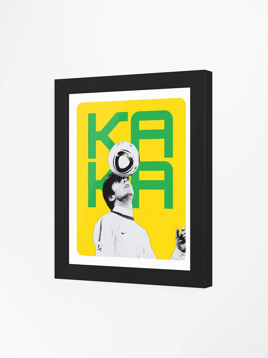 Kaka BW Brazil Name Art Framed Print product image (3)