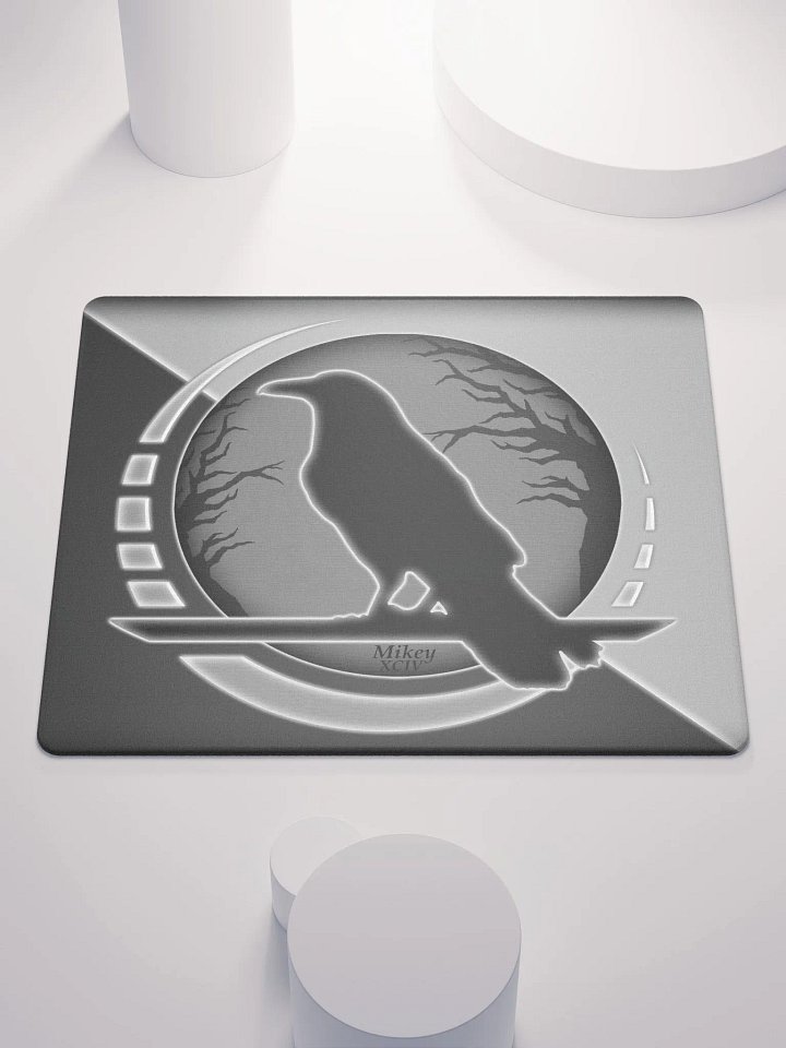 Raven's Moon - MikeyXCIV - Gaming Mouse Pad - 18″×16″, 36″×18″ product image (1)
