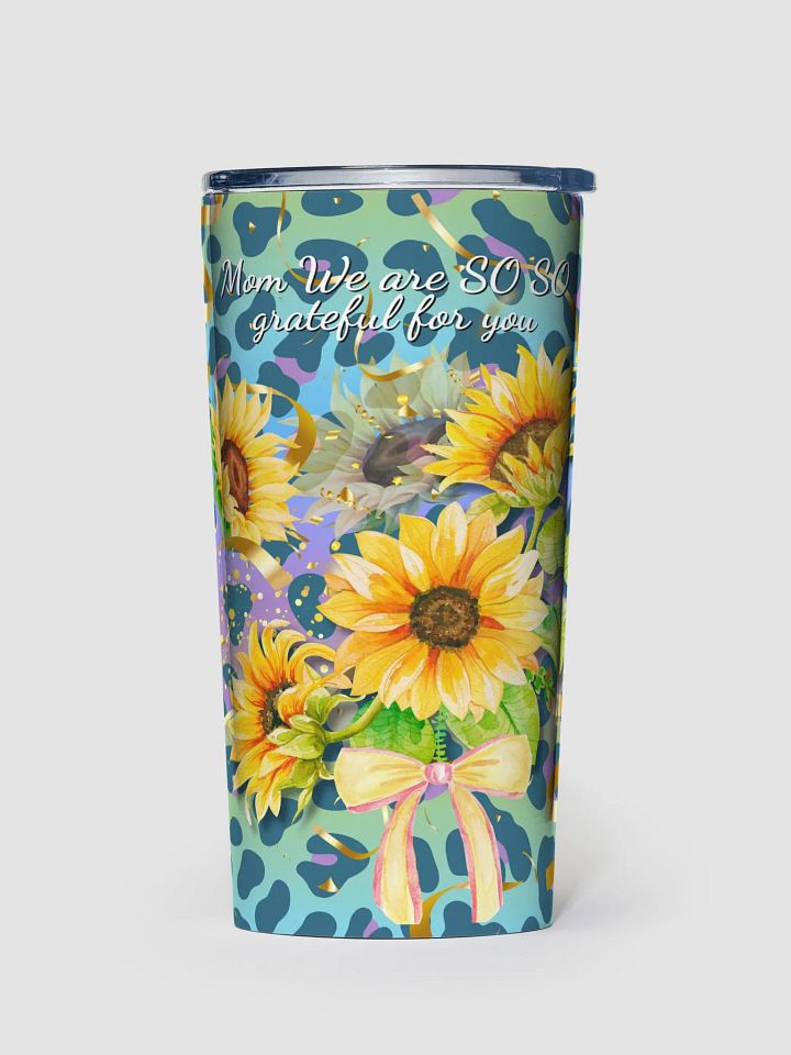 Grateful for Mom Sunflower Tumbler gift for mom mothersday product image (1)
