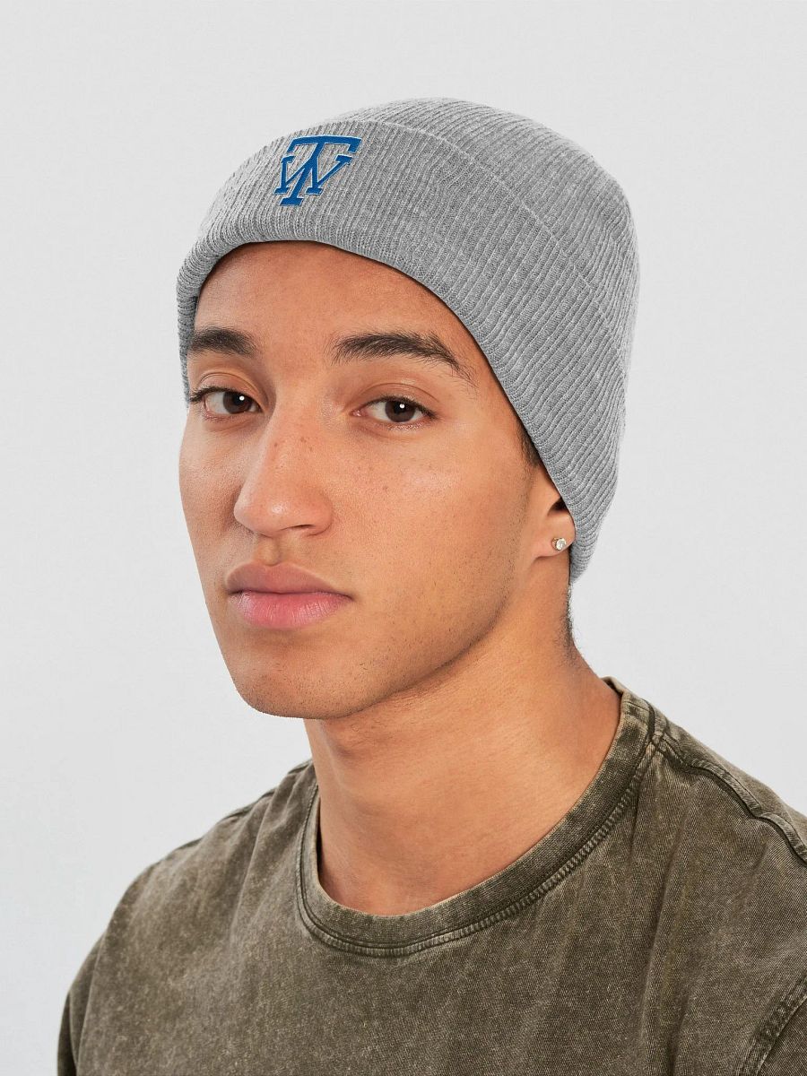 TW Logo Ribbed Knit Beanie product image (3)