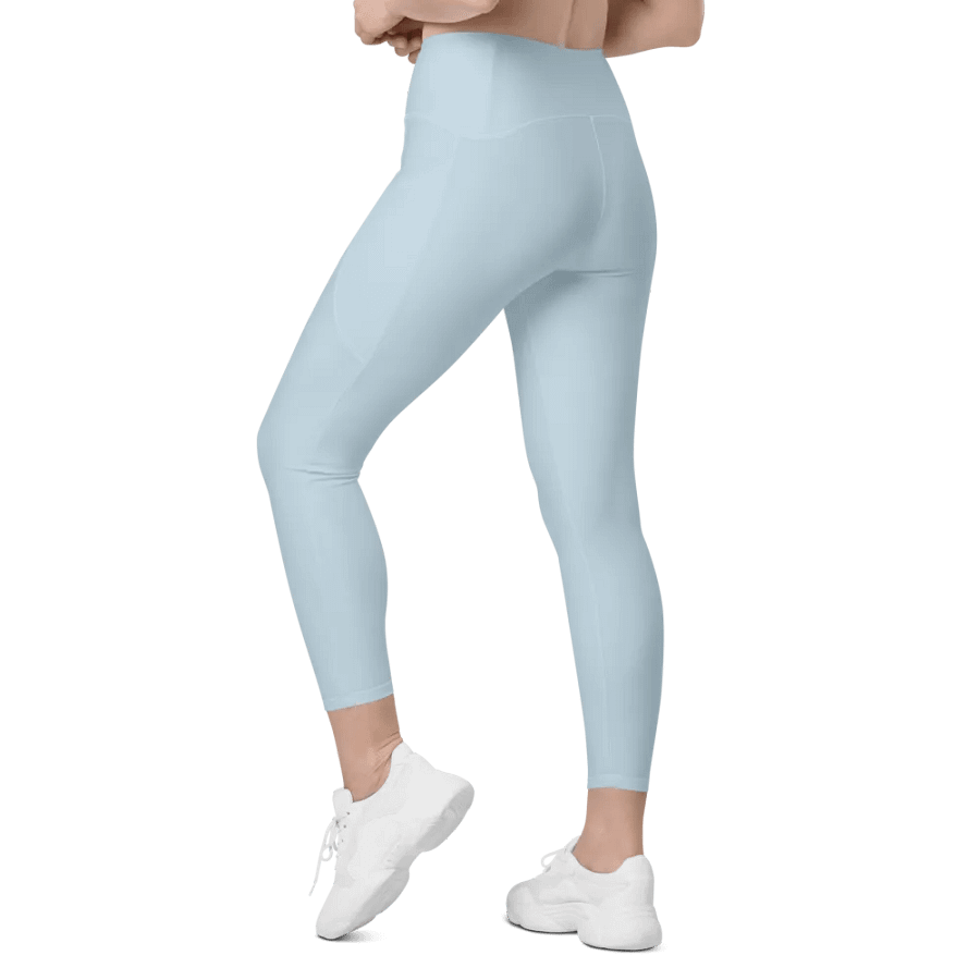 Serene Blue Leggings with Pockets product image (11)