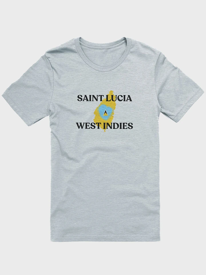 Saint Lucia Island Heart T-Shirt product image (3)