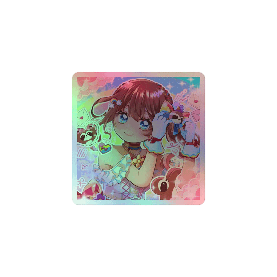 Rainbow-Colored Idol Holographic Sticker product image (1)