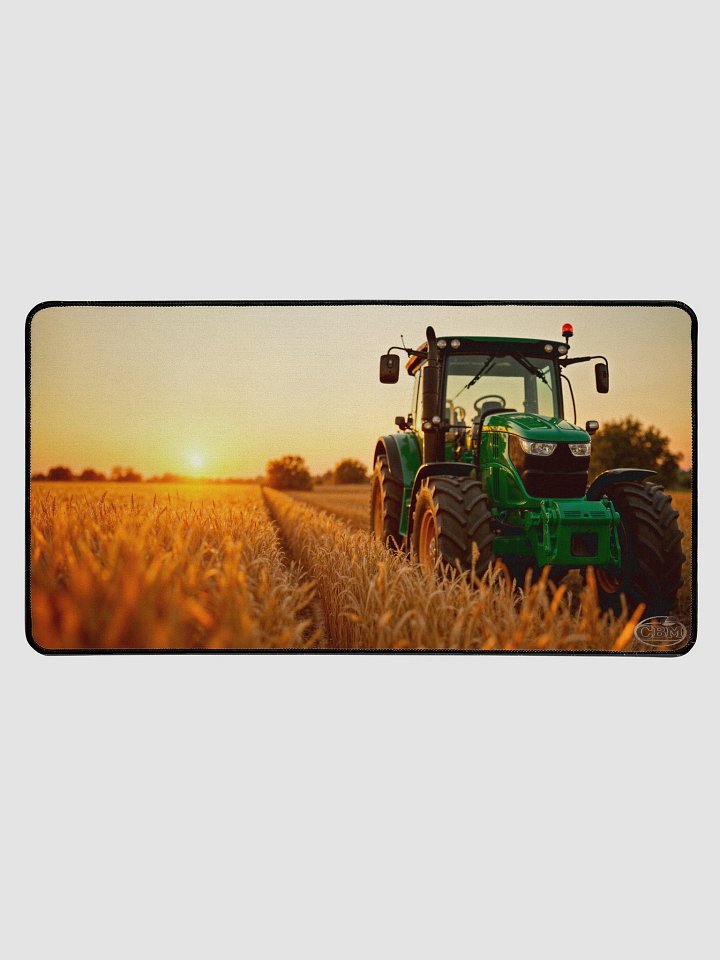 "Sunset Rows™ Desk Mat – Harvest Grind Edition" product image (1)