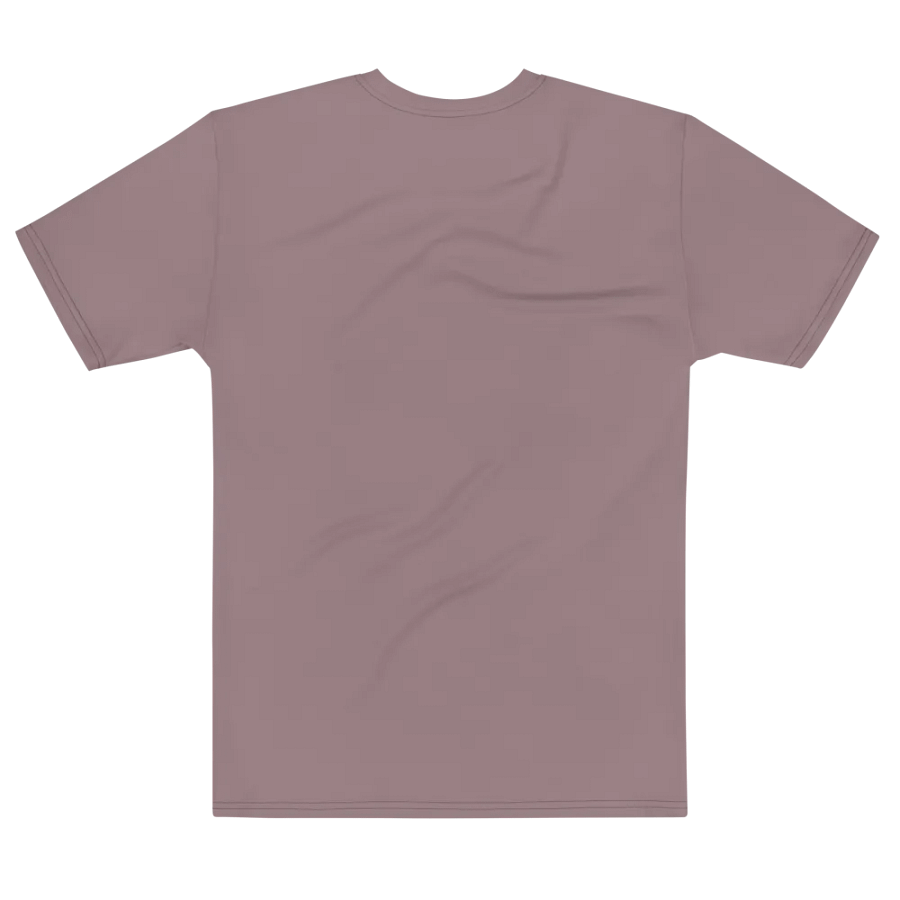 Plain Cool Purplish Brown Soft Summer Men's Crewneck Polyester Heavyweight Premium T-Shirt by Treasure Pie product image (7)