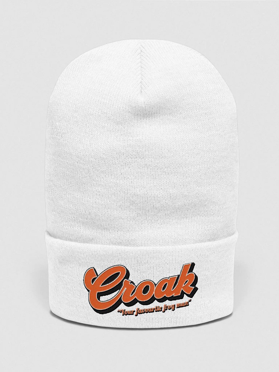 Croak 2024 Text Beanie product image (1)