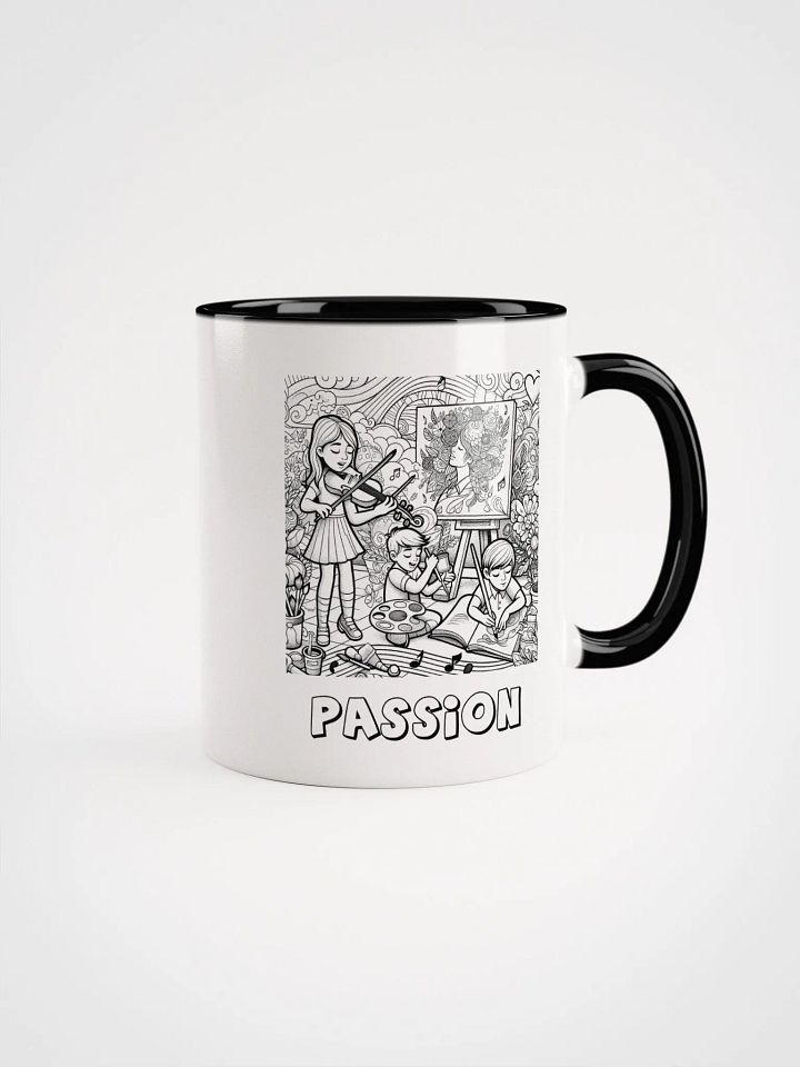 Passion’s Fiery Heart Coloring Book Mug product image (1)