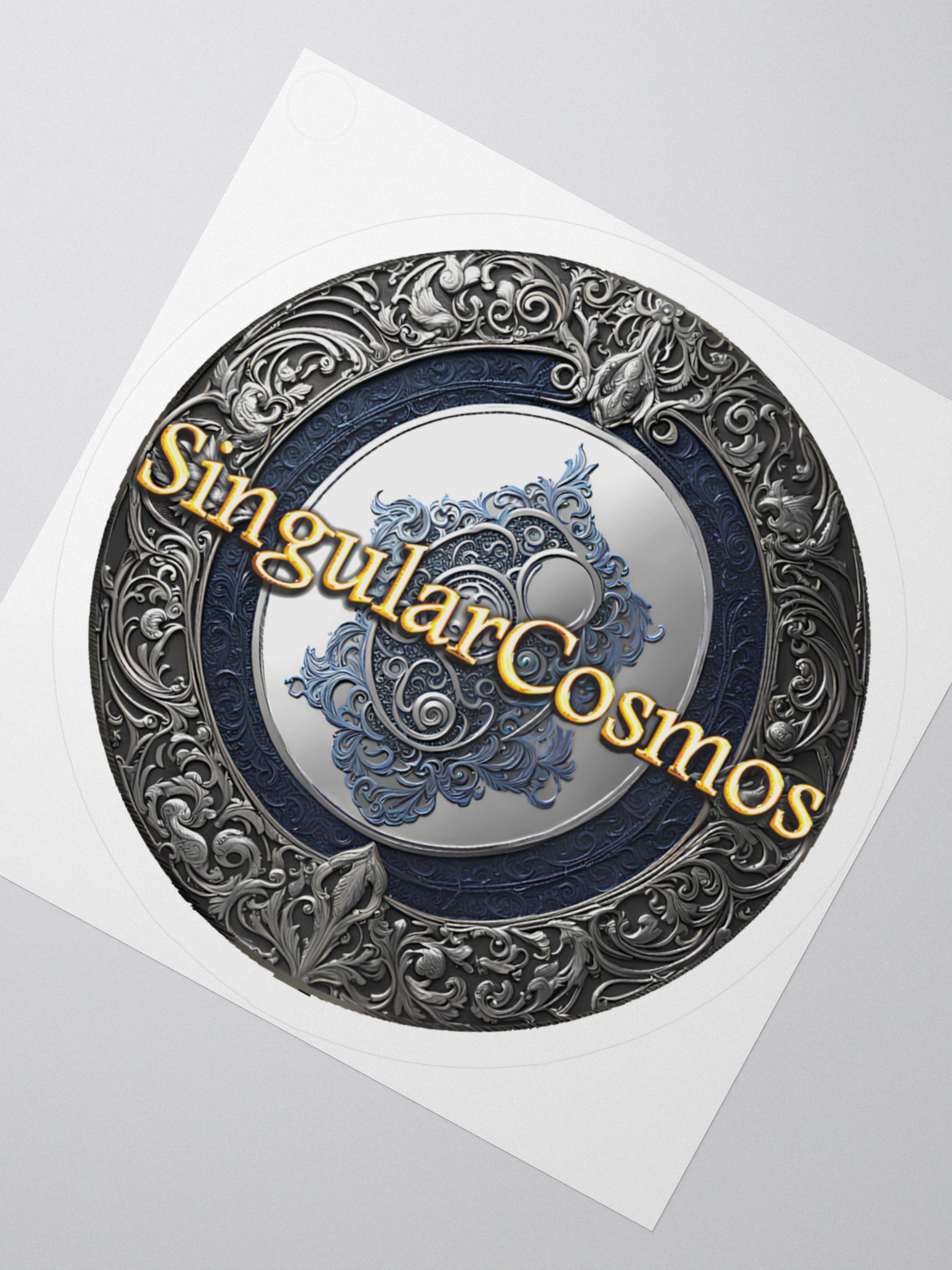 Singular Cosmos Kiss-Cut White Sticker product image (3)