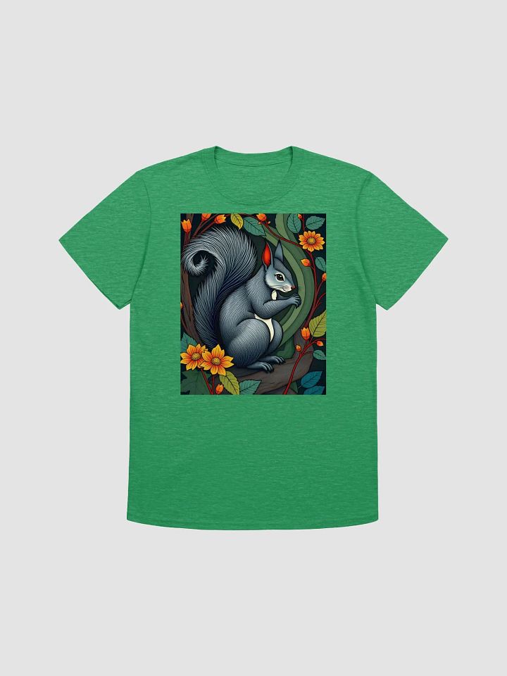 Whimsical Squirrel Branch T-Shirt product image (1)
