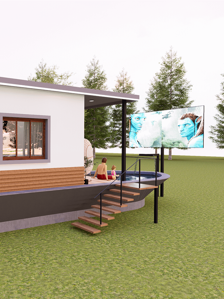 1 BEDROOM BOAT COTTAGE product image (2)