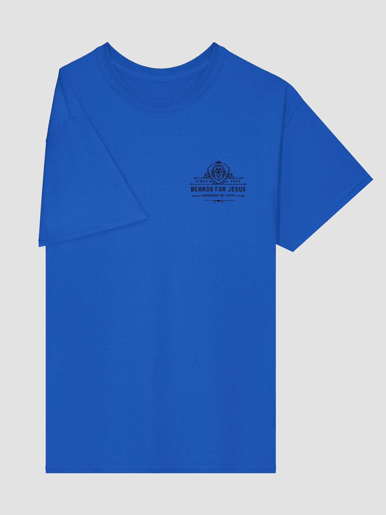 Beards For Jesus Logo with QR Code Tee - Black Logo product image (4)