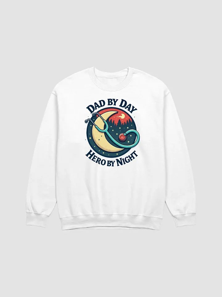 Nighttime Hero Dad Crewneck Sweatshirt product image (10)