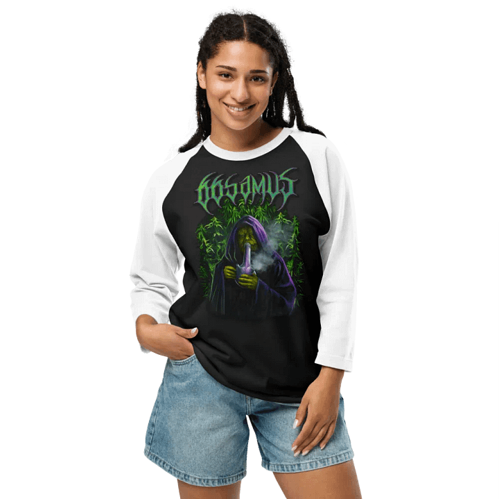 My Little Green Friend raglan product image (1)