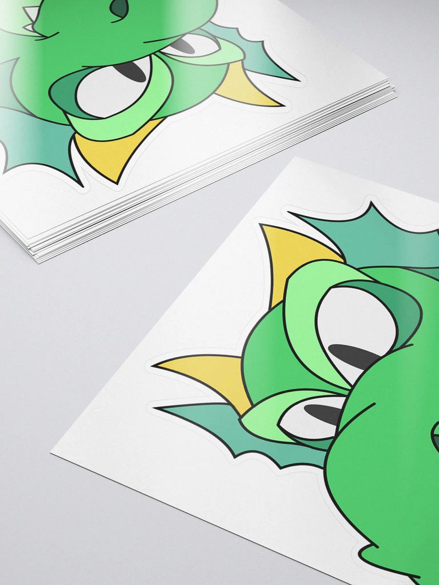 Happy Dragon Green Sticker product image (5)