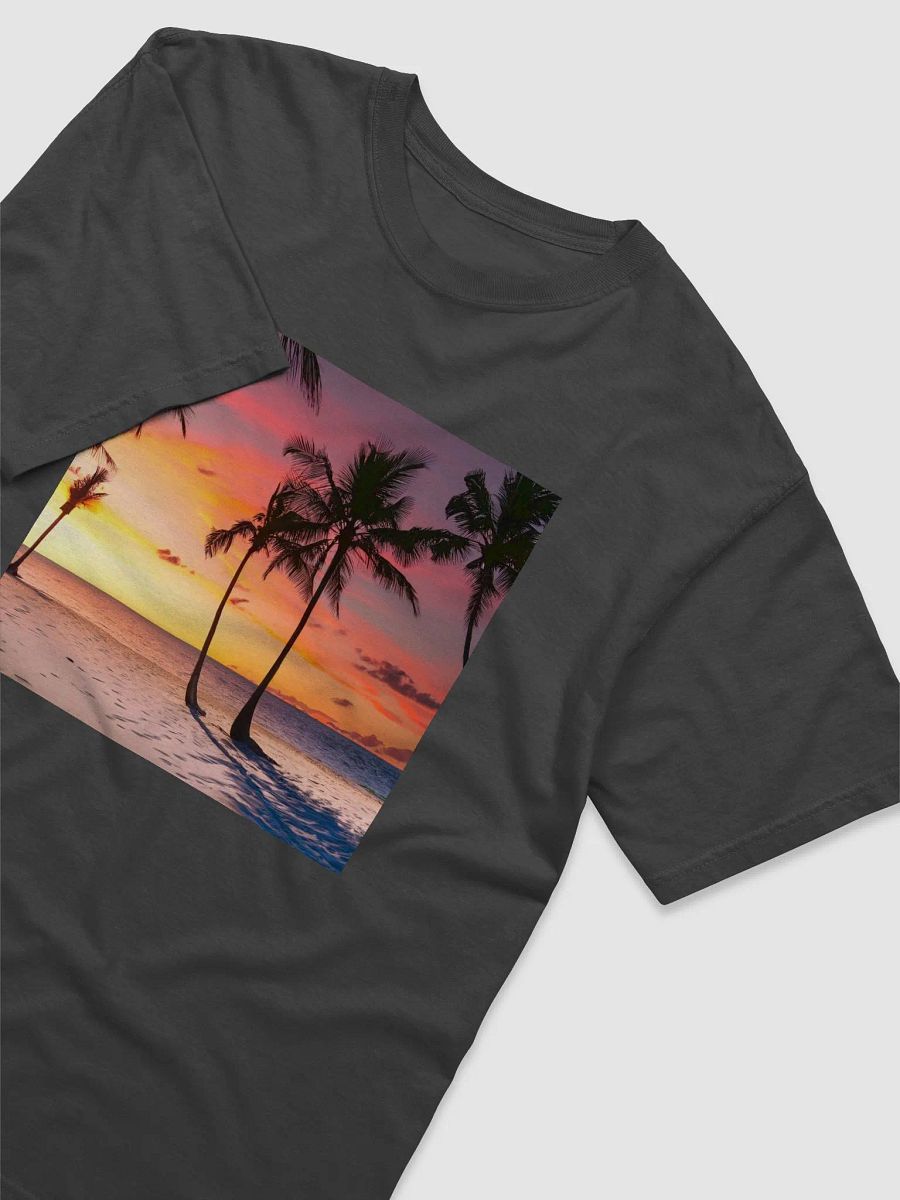 Sunset Serenity: Palm Trees & Ocean Dreams T-Shirt product image (3)