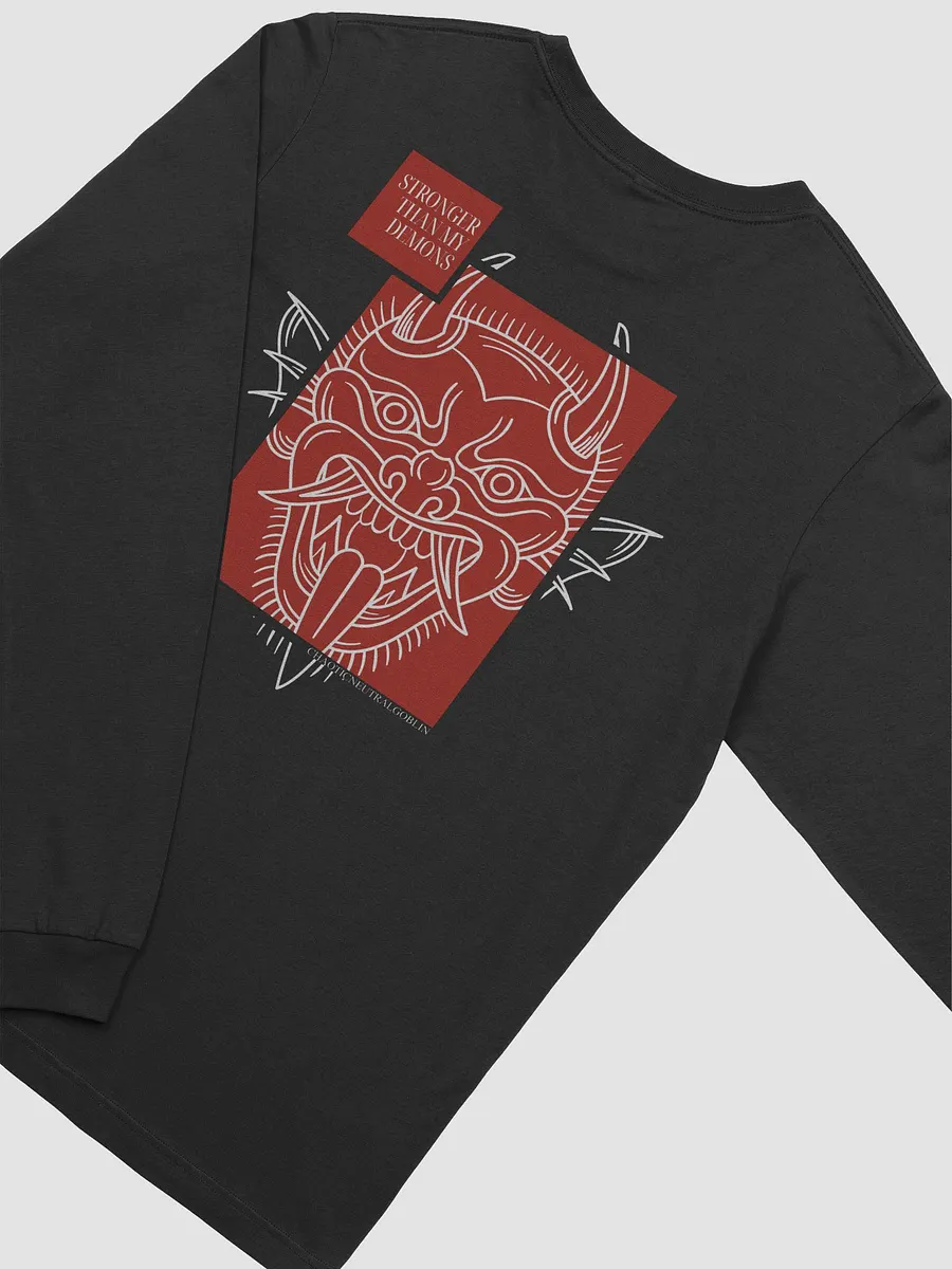 CARMINE | Stronger Than My Demons Longsleeve {Colorblock} product image (1)