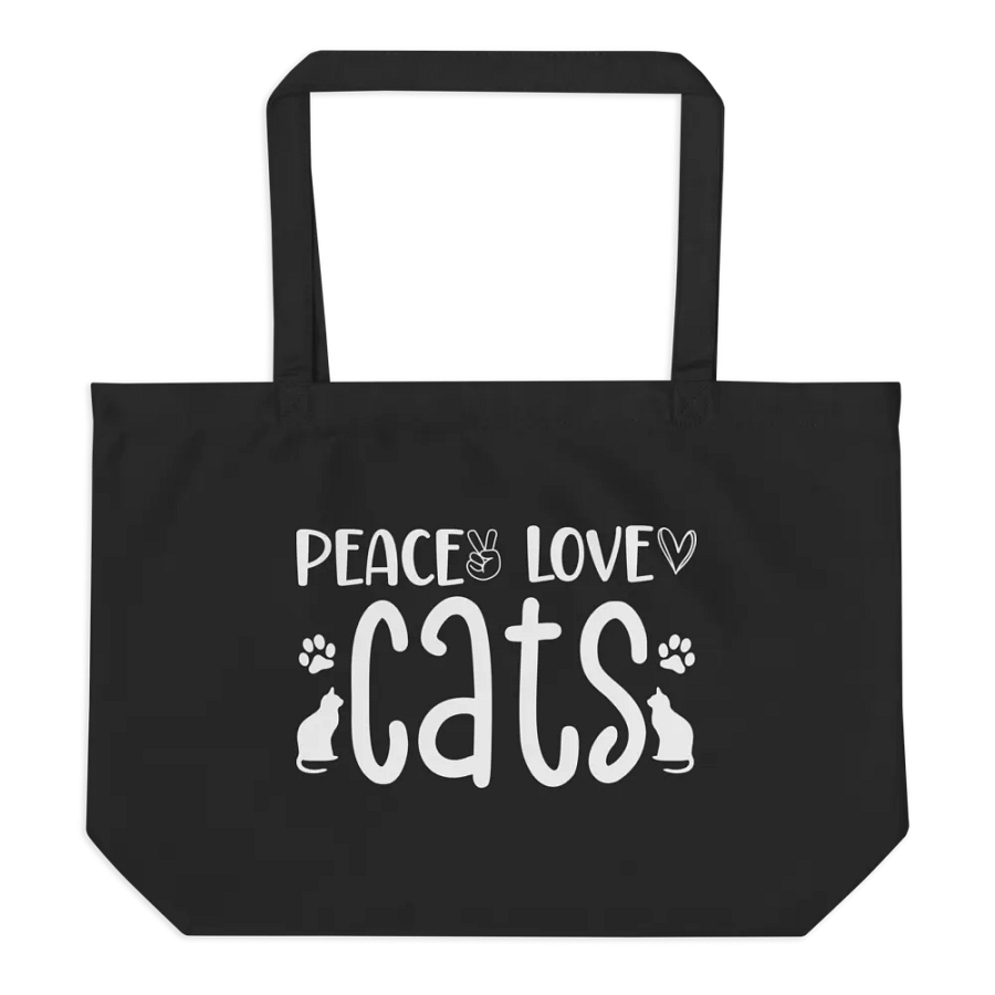 Peace Love Cats Bag product image (6)