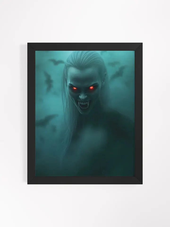 Gothic Vampire Eyes Framed Print product image (2)