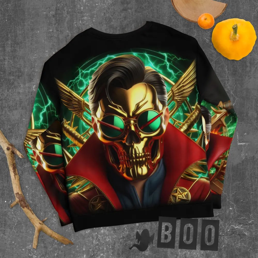 Silver Robot-Skull Face - Unisex Sweatshirt #38 product image (10)