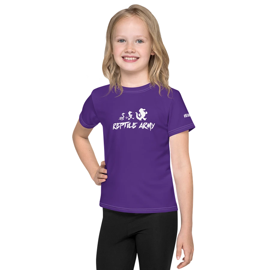 #BRIANSTRONG EDITION - PURPLE FOR PANCREATIC CANCER - REPTILE ARMY YOUTH TEE product image (2)