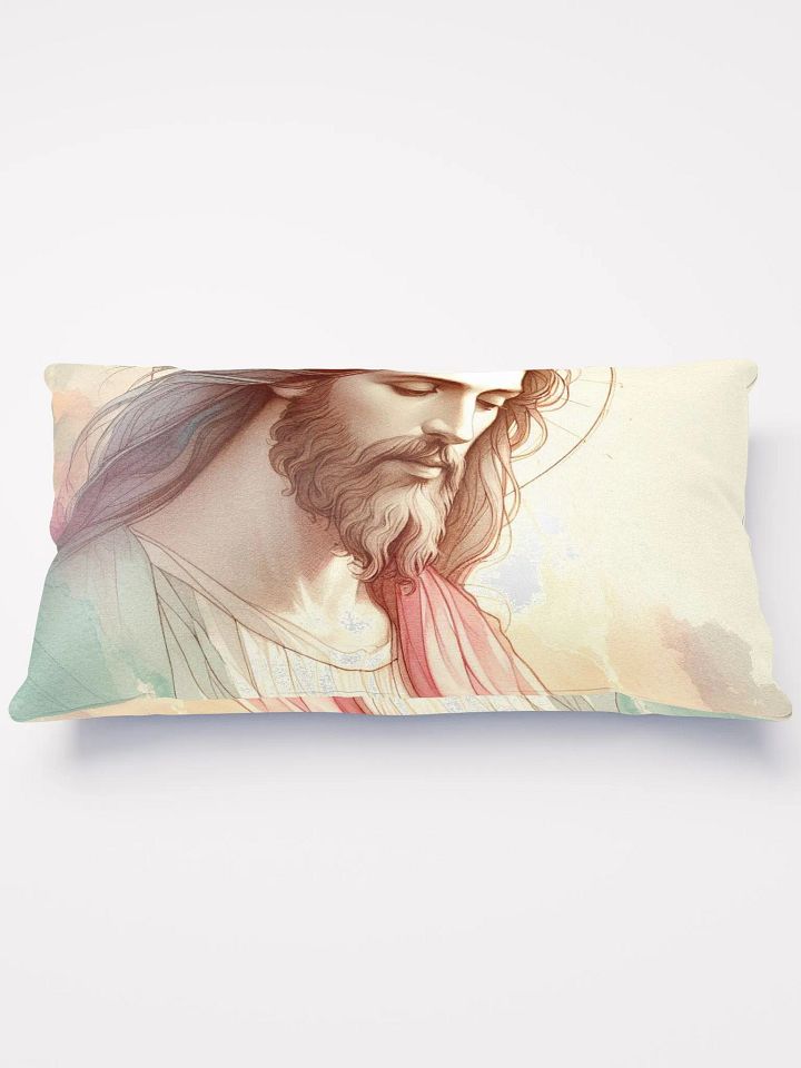 Pastel Jesus illustration All-Over Print Pillow product image (2)