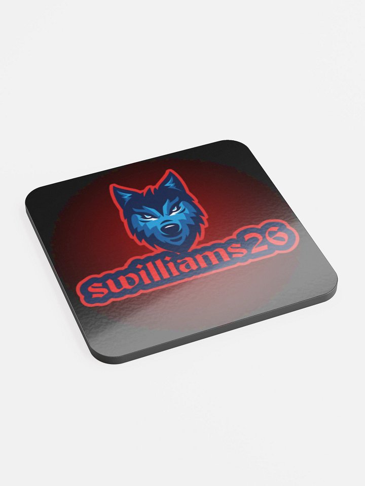 Wolf's Spirit Glossed Cork Coaster product image (2)